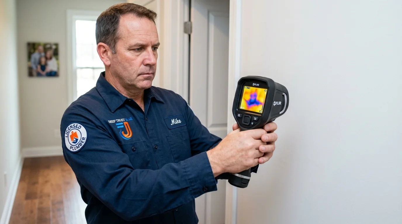 Thermal imaging leak detection by Johns Plumbing LLC in Morristown